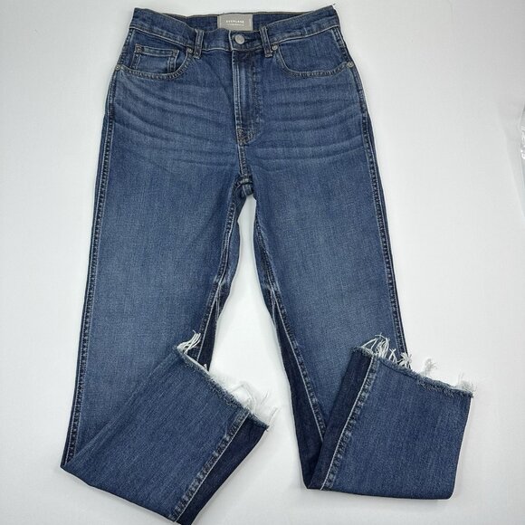 Everlane Women's‎ Blue The Cheeky Bootcut Jean W26-27/L27.5 - Picture 1 of 12